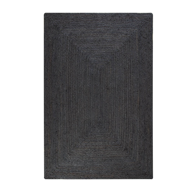 Gage Handmade Jute / Sisal Black Rug