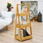 Bamboo Freestanding Bathroom Shelves