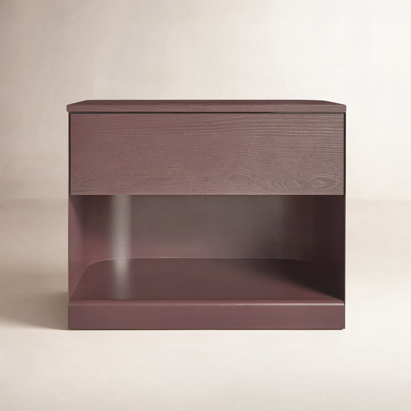 Dally 1 - Drawer Nightstand, Oxblood