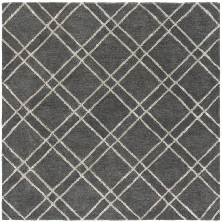 Milroy Hand Tufted Wool Geometric Rug