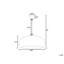 Crebilly 1 - Light Gold Dome Pendant