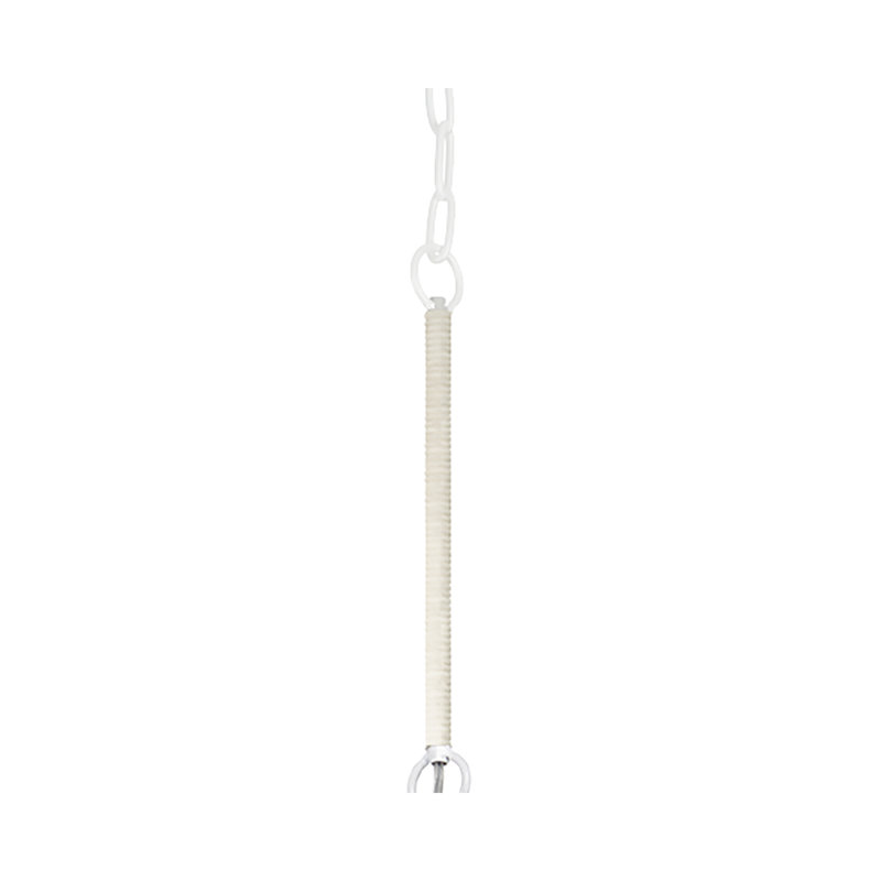 12" (6) Sugar White Extension Rods, White