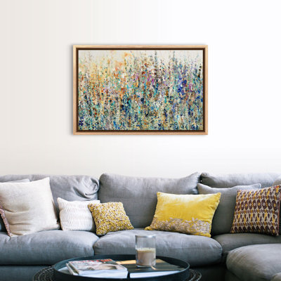 « Thicket Wildflowers » peinture sur toile