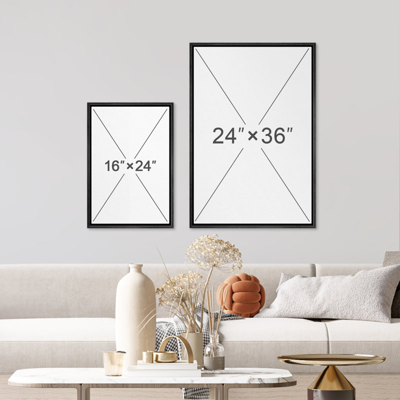 Duotone Tan Abstract Landscape Minimalist Neutral Framed Canvas 2 Pieces Print Modern Artworks, Black, 36" H x 48" W x 1.5" D