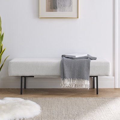 Banc recouverts de tissu d'ameublement