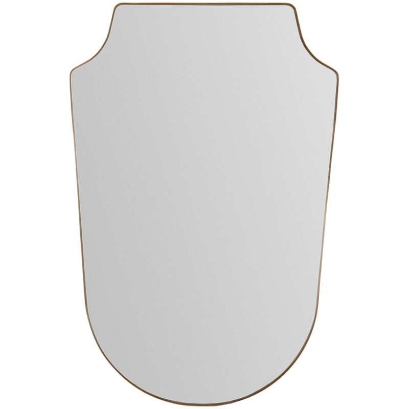 Miroir mural en métal