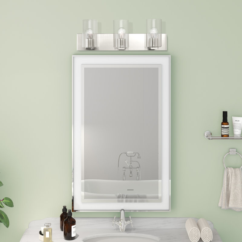 Mollie 3 - Light Dimmable Vanity Light, Brushed Nickel