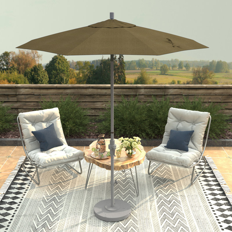 Parasol de marché 7 pi 6 po Kahron, Sunbrella® ‑ lin sésame