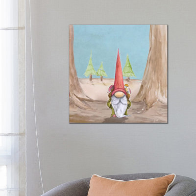 Gnoming Around I by Hugo Edwins - Wrapped Canvas Print