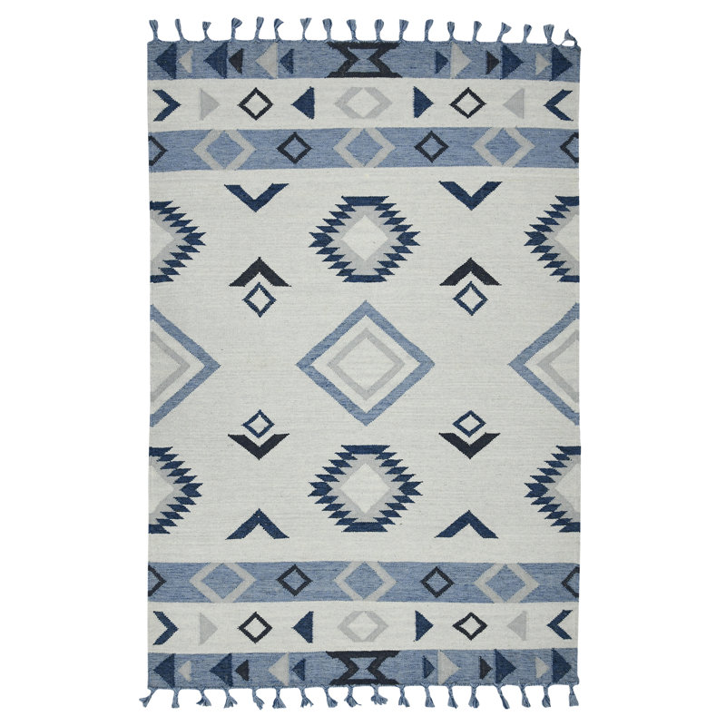 Sabrina Wool Geometric Indoor Rug, Rectangle 2' x 3'