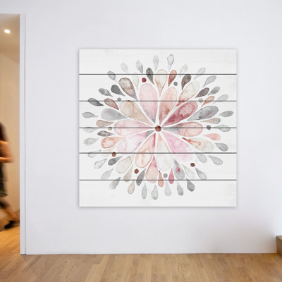 Fading Flower by Marmont Hill - Unframed Print on Wood