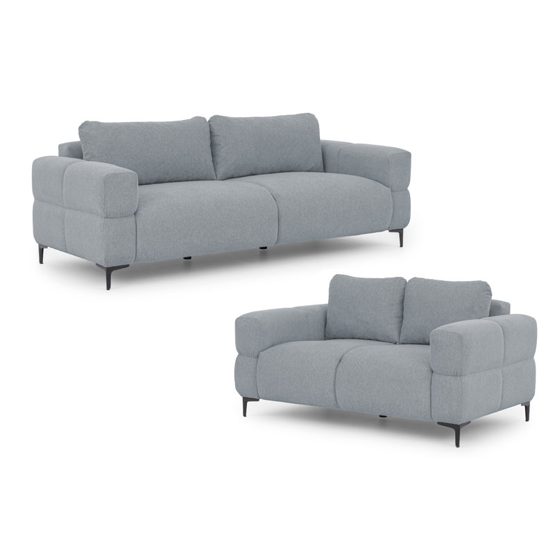 Cardea 2 - Piece Living Room Set, Grey