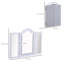 Larose D-Shaped Floor Mirror