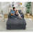 [NEW ARRIVED] 47.7'' Oversized Corduroy Chaise Longue With Ottoman-142936132