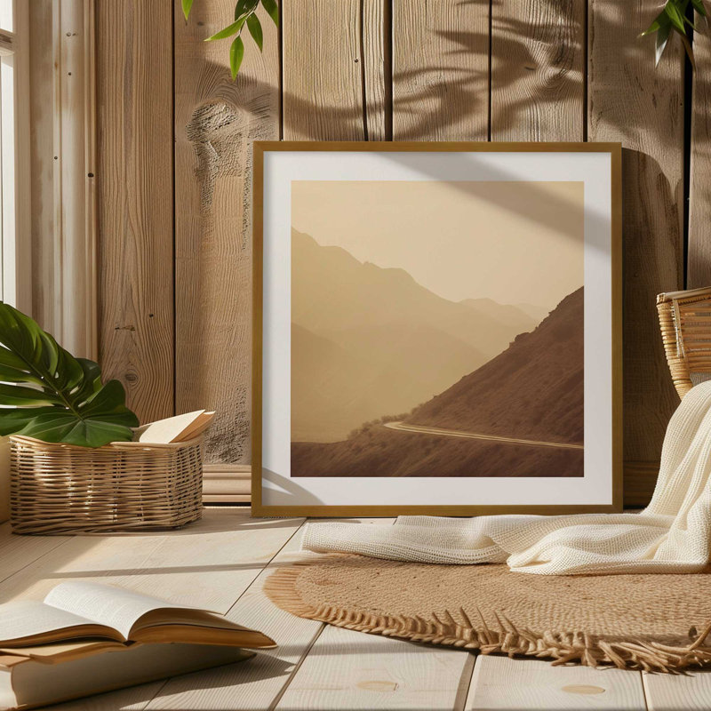 «Through The Mountain Pass I», Zinc patiné, H 13,75 po x l 13,75 po