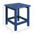 Blue Square Patio Garden Table - 15" Outdoor End For Porch, Pool, Balcony , 110 Lbs Capacity Weather , Solid