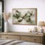 Magnifique papillon vert, art floral abstrait, impression sur toile giclée sur toile encadrée-126031749-126031750