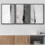 Pastel Pastel Black & Gray Geometric Color Blocks Abstract Shapes Modern Art-94434107-94434110