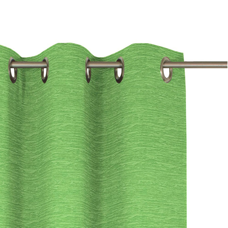 Gracierose Synthetic Eyelet Single Curtain Panel, opaque, 245cm Width x 270cm Drop, Apple