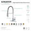 Kingston Brass Continental Single-Handle 1-Hole Deck Mount Pre-Rinse Kitchen Faucet-29273310