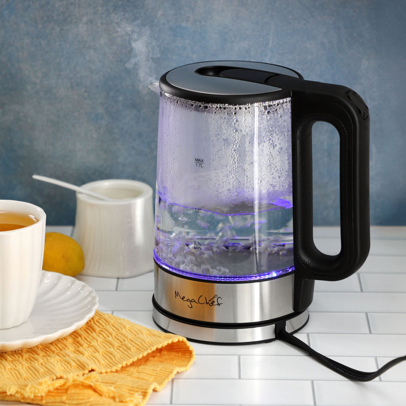 Bouilloire électrique en verre MegaChef 1,7 litre