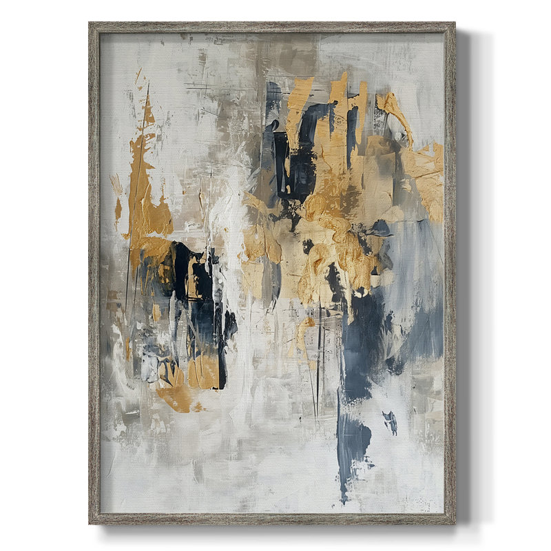 ABSTRACT Series CDXCII, reproduction encadrée - bois massif, H 11 po x l 9 po