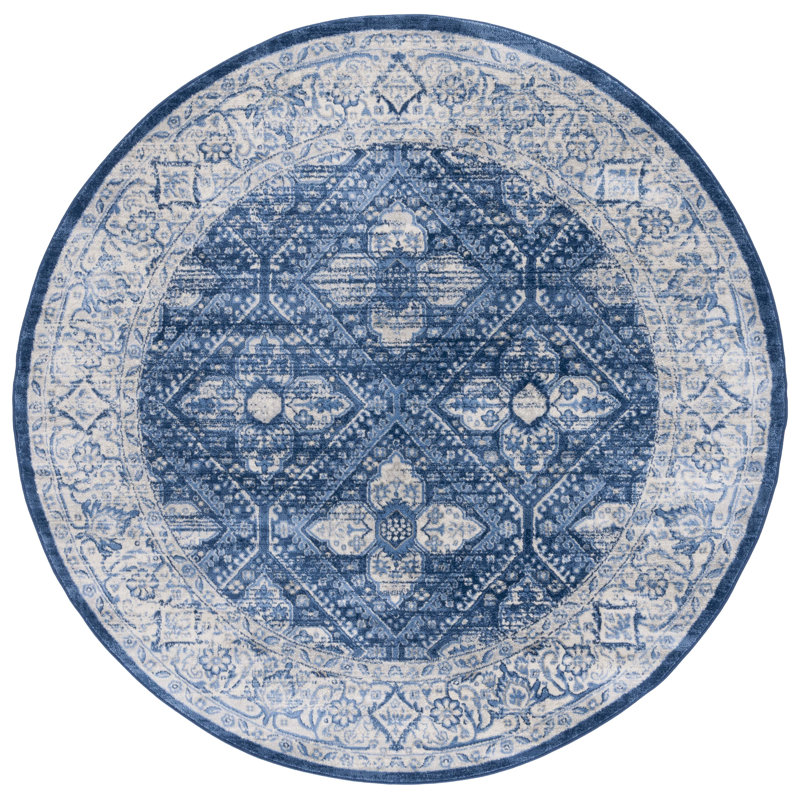 Brentwood Performance Oriental Rug, Round 6'7"