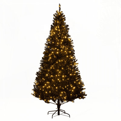 7.5' Tall Prelit Christmas Tree Douglas Fir Artificial Christmas Tree