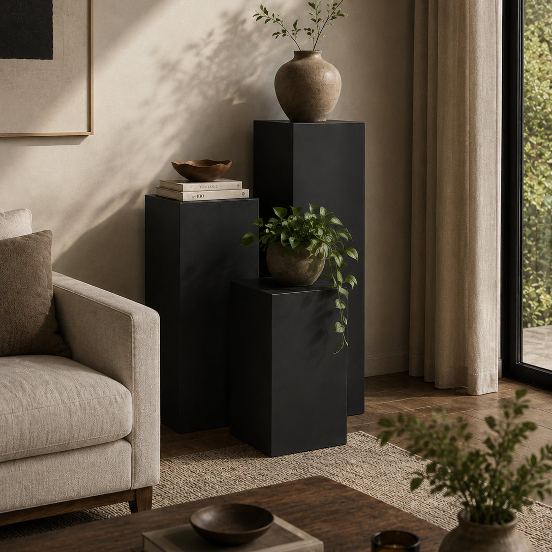 Delfina End Table, Black