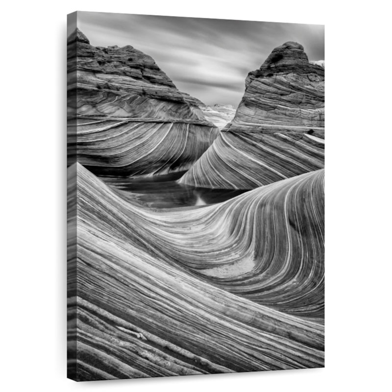 Alvord la vague monochrome, H 24 po x l 16 po