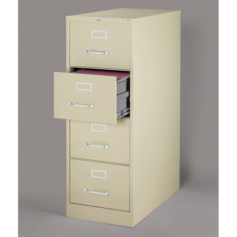18'' Wide 4 -Drawer Steel File Cabinet, Putty