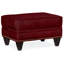 Repose-pieds rectangulaire en cuir véritable de 28,5 po de largeur Reddish-52503475-52503478-52503502