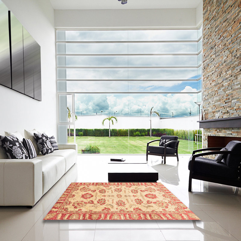 16 - Tapis abstrait moderne 3350, Carré 8 pi