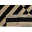 Tapis noir et blanc Kilim