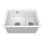 Terralife 430 mm W Double Bowl Ceramic Undermount and Drop-In Kitchen Sink