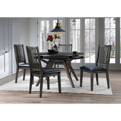 Erin-Marie Round Dining Table, Dark Tobacco