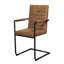 Chaise avec accoudoirs rembourrée Sahak