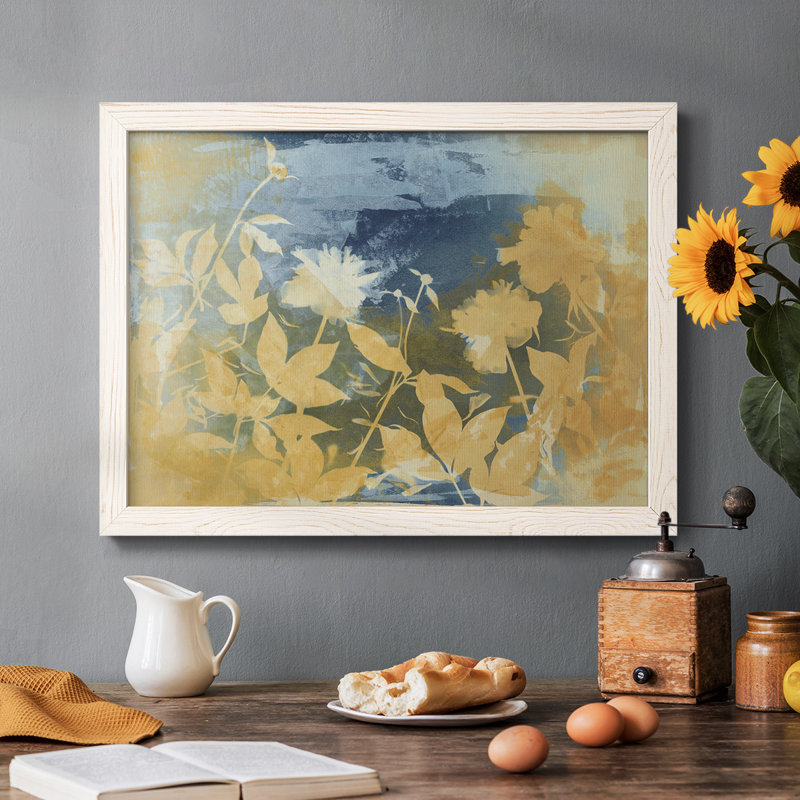 Célébration encadrée sur toile, H 26 po x l 38 po x P 1,5 po, Blanc