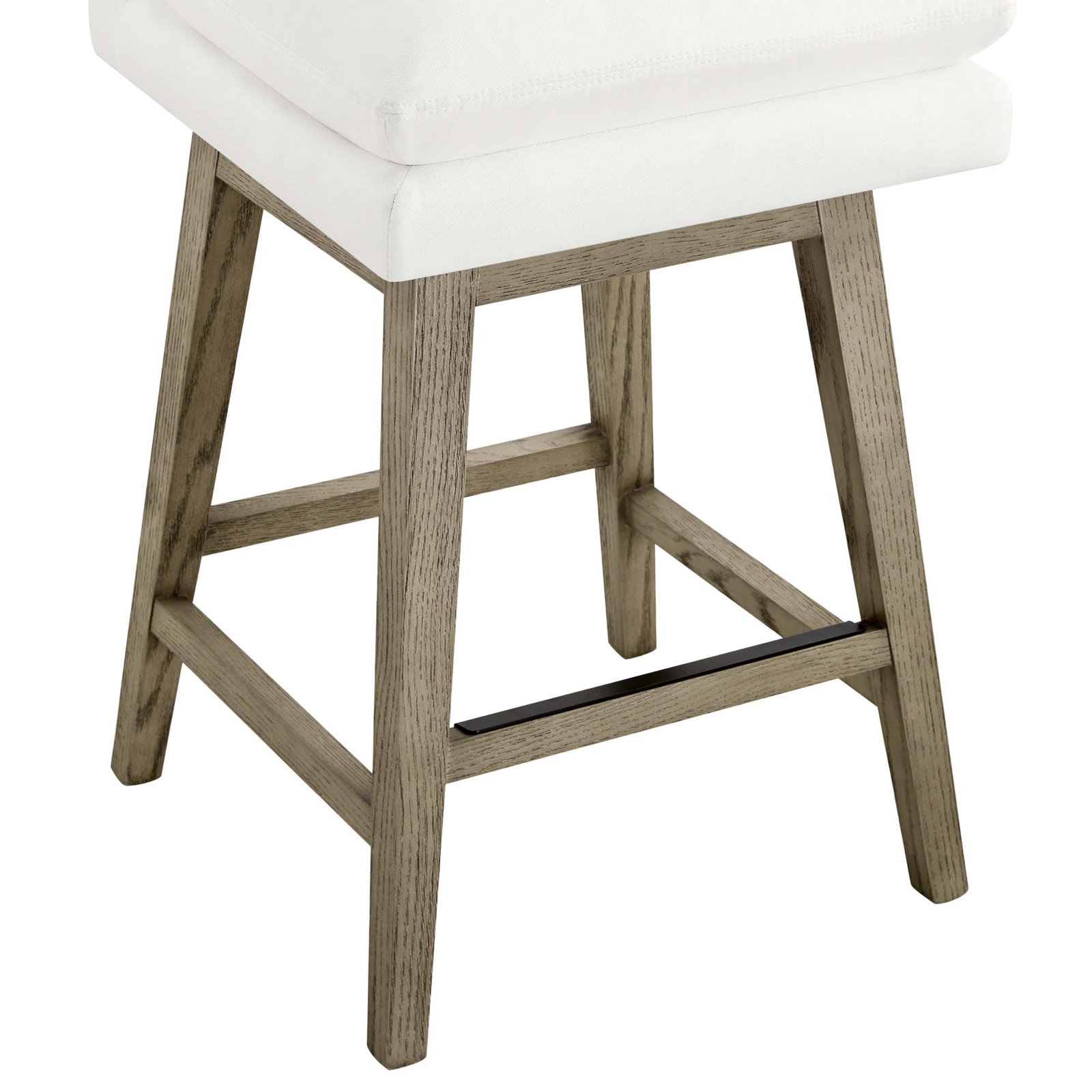 Bethea 27" Swivel Bar Stool, Prestige Pearl Tweed