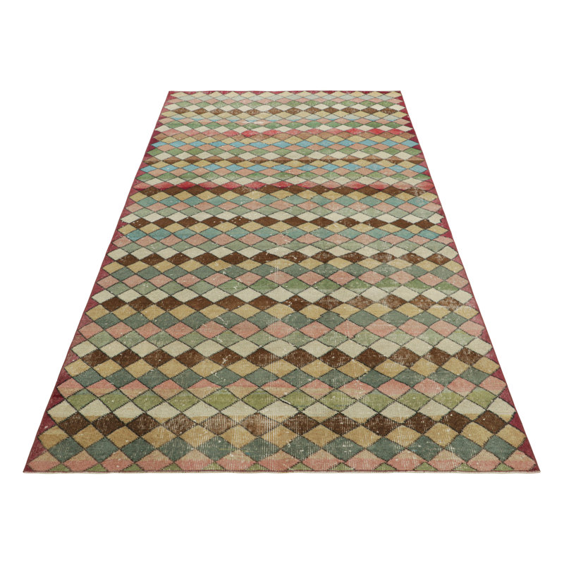 One-of-a-Kind 4'9”x7'10” Hand Knotted Area Rug