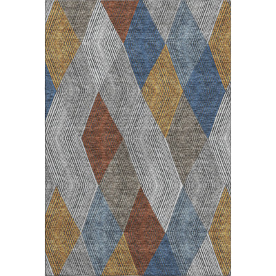 Premium Machine Washable Prisco Gray Rug
