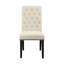 Ensemble de 2 chaises d'appoint rembourrées en tissu-1602734842