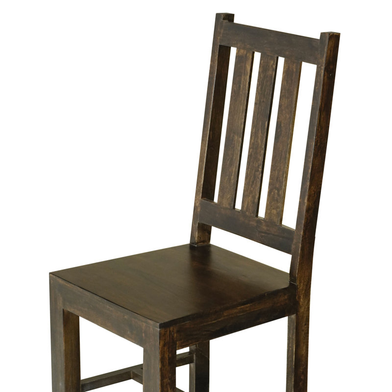 Quinton Solid Wood Dining Chair, Dark Mango