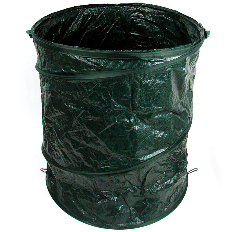 Plastic Manual Lift Kitchen Trash Can - 33 Gallons