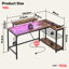 Adran Modular Iron Computer Desk