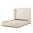 Waynesville Modern Upholstered Wingback Solid Wood Construction Platform Bed with chenille fabric and Rounded Corner-2000314504-1999176618