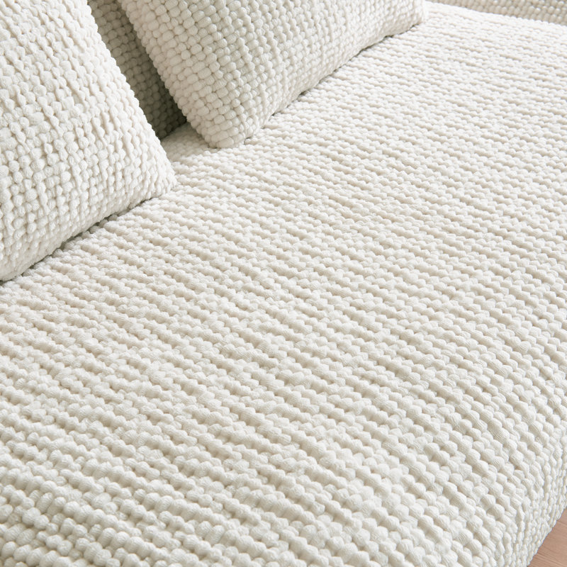 Causeuse en velours côtelé Cloud Couch, Blanc