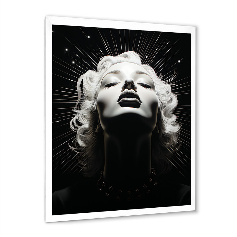 Spiritual Insight VI sur impression sur toile, H 40 po x l 30 po x P 1,5 po, Cadre simple blanc