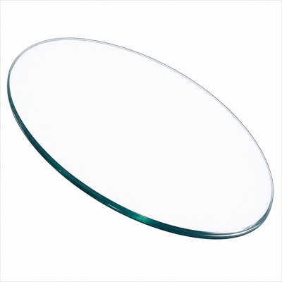 32" Round Glass Table Top - 1/2" Thick Beveled Polished Edge, Replacement Glass Table Top for Kitchen/Patio