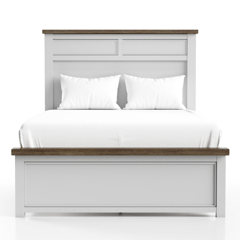 Lonegan Bed, Full / Double, White